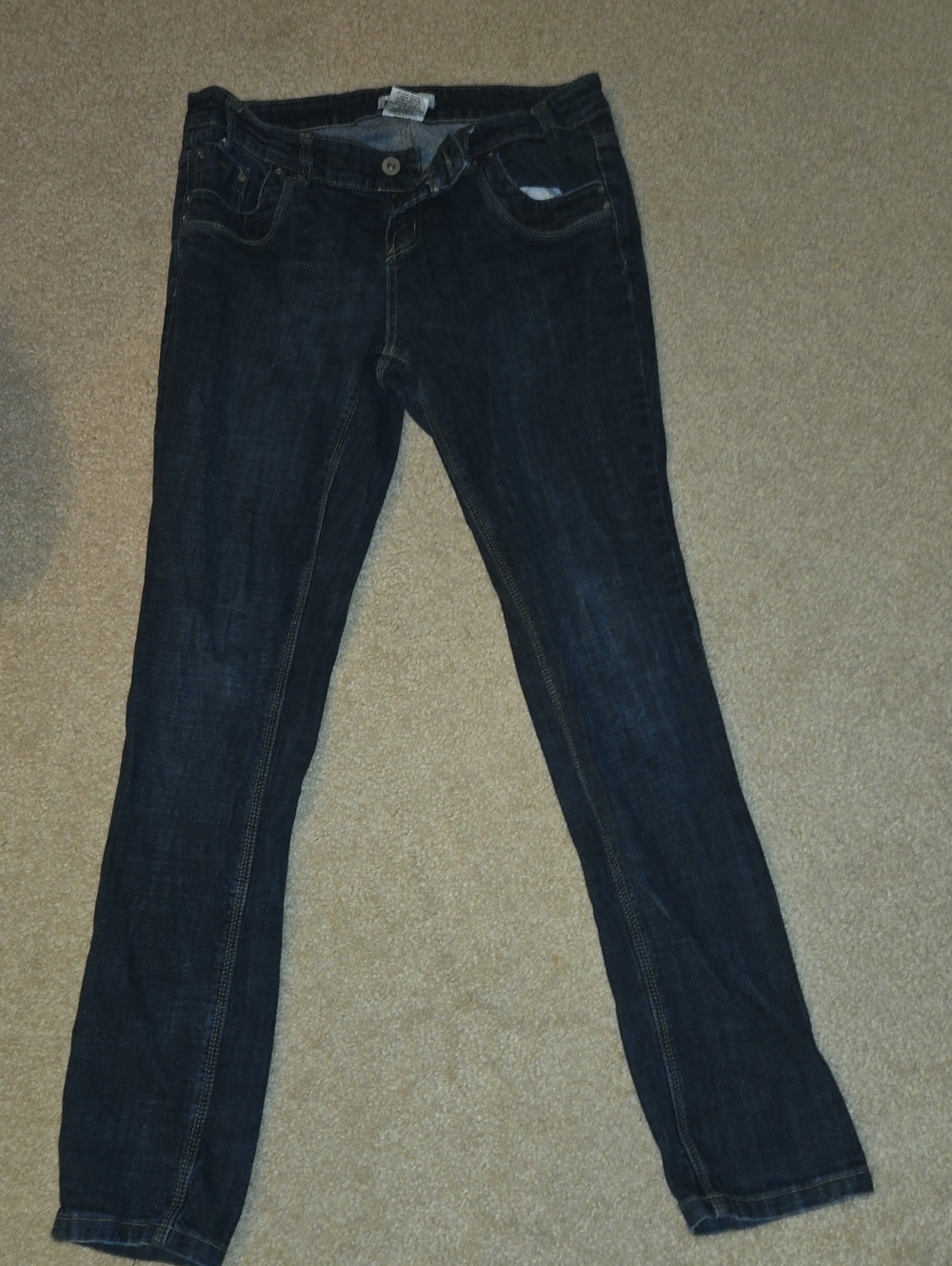 Z. Cavaricci Women's Skinny Dark Indigo Jeans